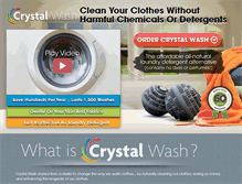 Tablet Screenshot of crystalwash.com
